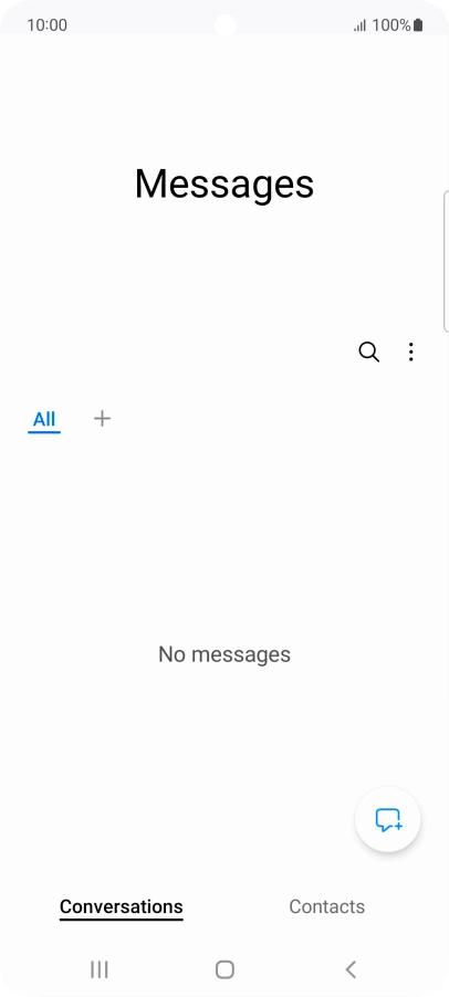 Press the new message icon.