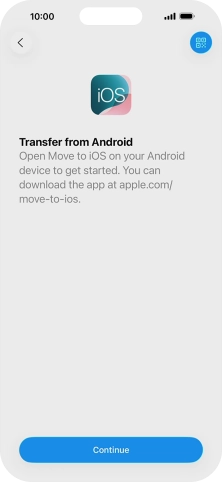 To transfer content to your phone, you need to install the app 