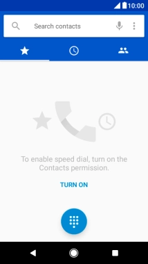 Press the menu icon.