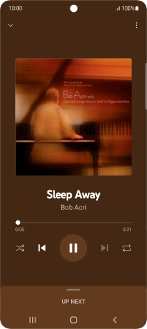 Press arrow right to go to the next audio file.