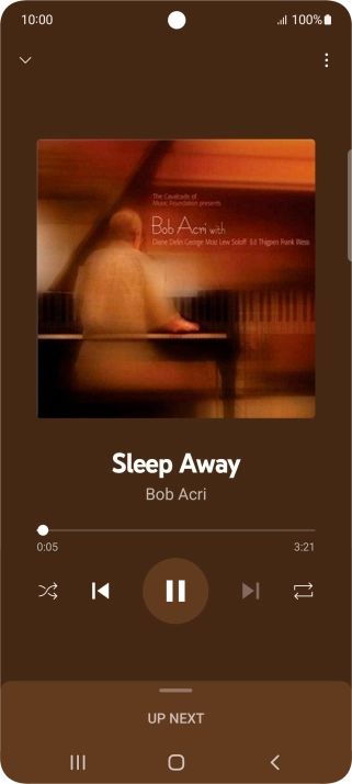 Press arrow right to go to the next audio file.