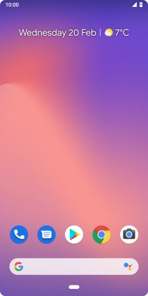 When the battery charging icon is displayed, the battery is charging.