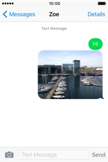 Press the Home key to return to the home screen.