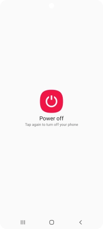 Press Power off.