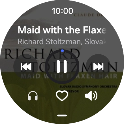 Press arrow right to go to the next audio file.