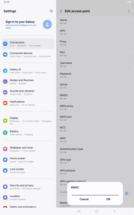 Key in http://pxt.vodafone.net.au/pxtsend and press OK.