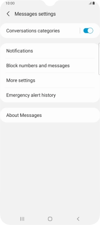 Press More settings.