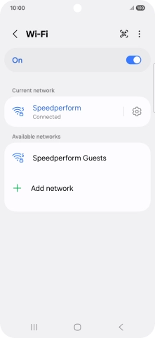 Press the Home key to return to the home screen.