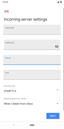 Press the field below 