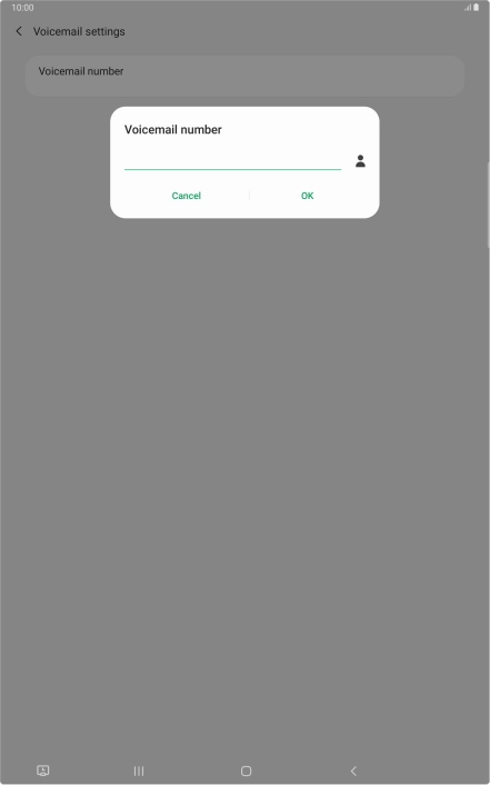 Key in +61414121121 and press OK.