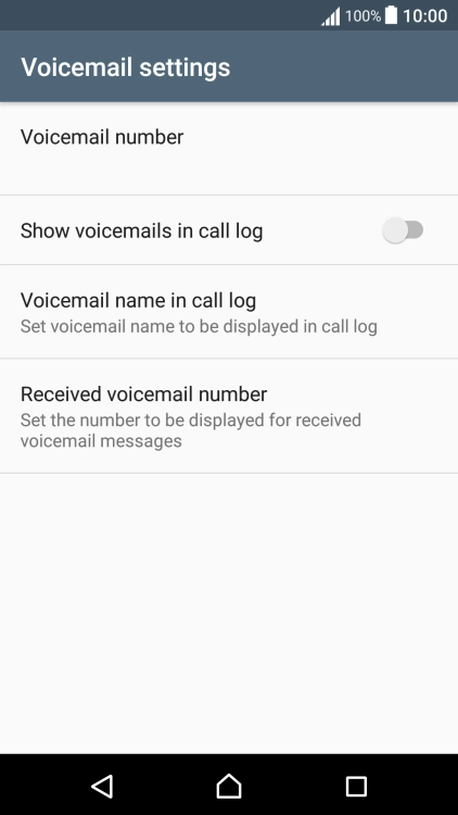 Press the Home key to return to the home screen.