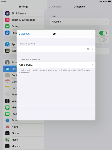 Press the field below 