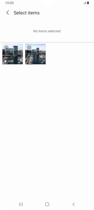 Press the required picture.