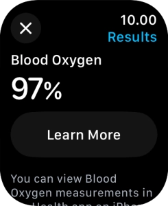 Your result is displayed on the screen.