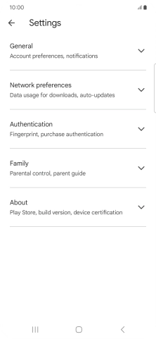Press Network preferences.