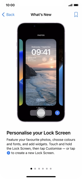 Slide your finger upwards starting from the bottom of the screen to return to the home screen.
