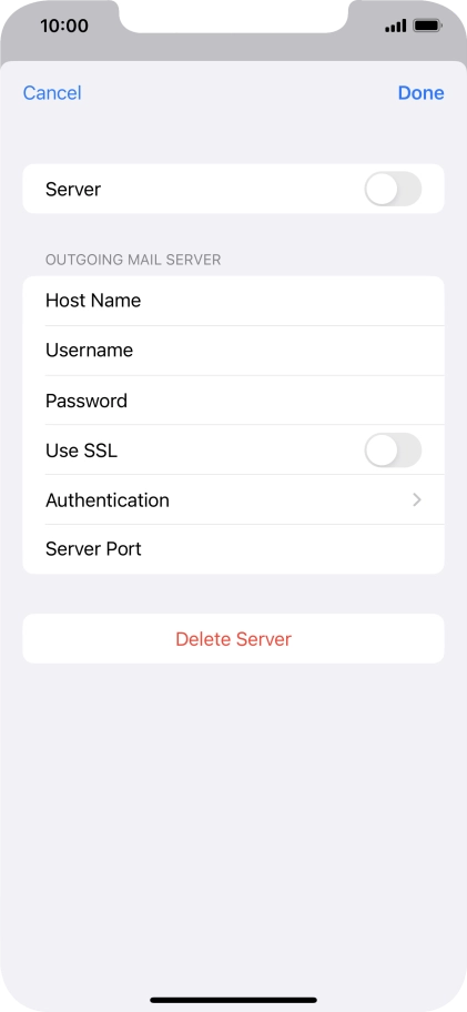 Press Authentication.