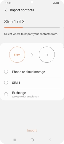 Press the name of the SIM.