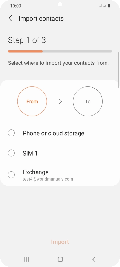 Press the name of the SIM.