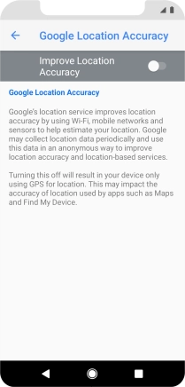 If you press the indicator next to 