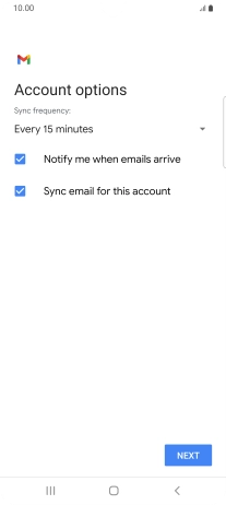 Press the drop down list below 