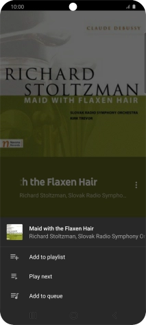 Press Add to playlist.