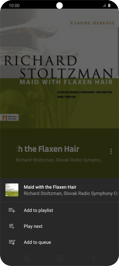 Press Add to playlist.