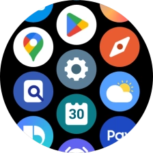 Press the settings icon.