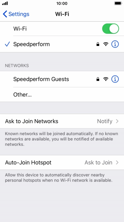 Press the Home key to return to the home screen.