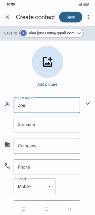 Press Surname and key in the required last name.