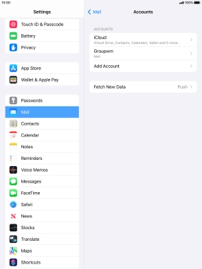 Press Fetch New Data.