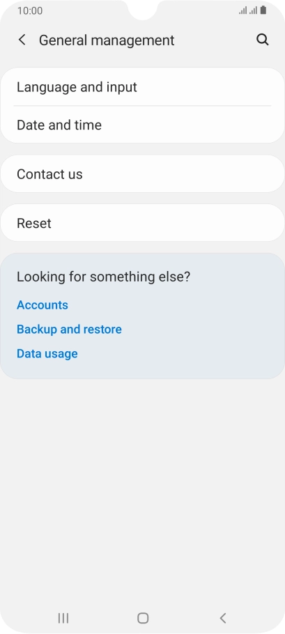Press Date and time.