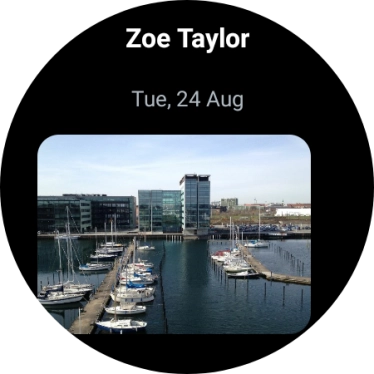 Press and hold the required message for a moment.