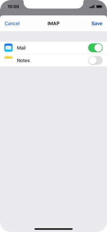 Press Save. Your email account has now been set up. To select more settings for incoming and outgoing server, proceed with the following steps.