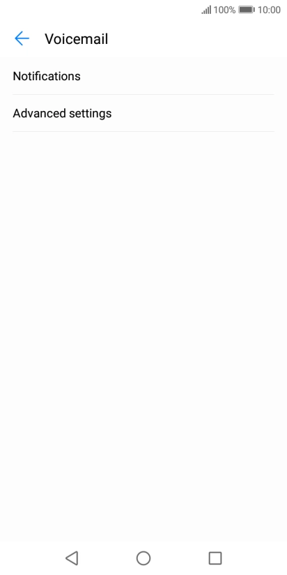 Press Advanced settings.