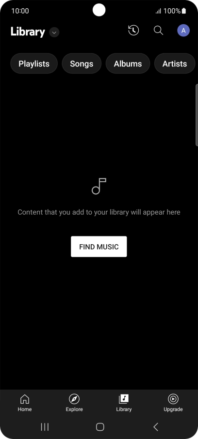 Press the drop down list.