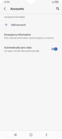 Press the Home key to return to the home screen.