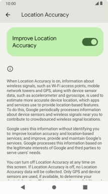 If you press the indicator next to 