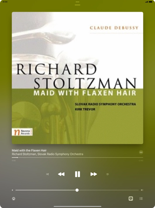 Press arrow right to go to the next audio file.