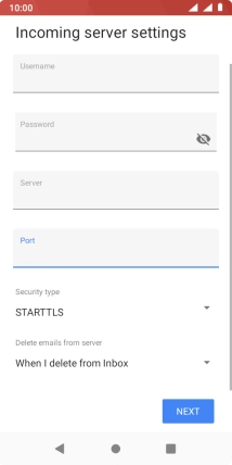 Press the drop down list below 