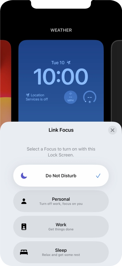 Press the close icon.