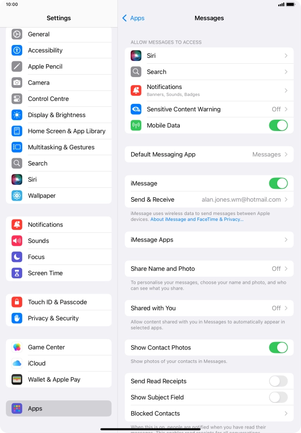 Slide your finger upwards starting from the bottom of the screen to return to the home screen.