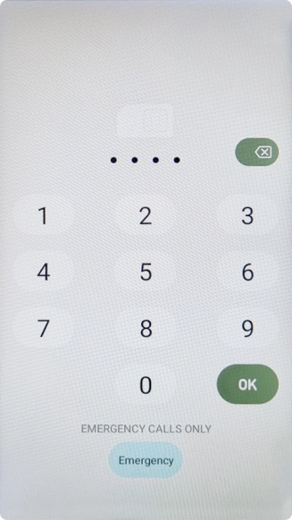 If you're asked to key in your PIN, do so and press OK.