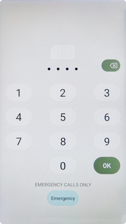 If you're asked to key in your PIN, do so and press OK.