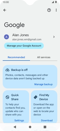 Press Find My Device.