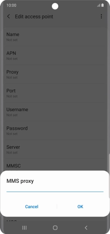 Key in 10.202.002.060 and press OK.