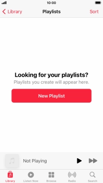 Press New Playlist.