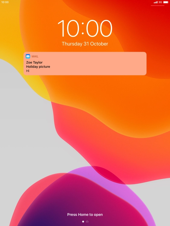 Press the required notification and follow the instructions on the screen to use the selected function.