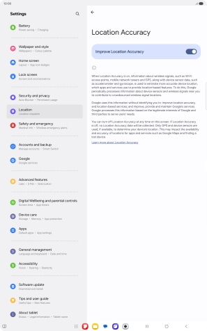 If you press the indicator next to 