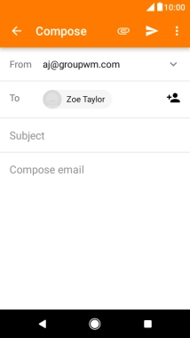 Press Subject and key in the required subject.
